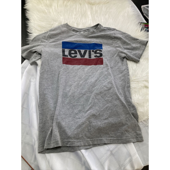 Levi’s Youth T-shirt Size Xl Tees 13-15 Yrs Grey 158-170cm Short Sleeve - Picture 4 of 8